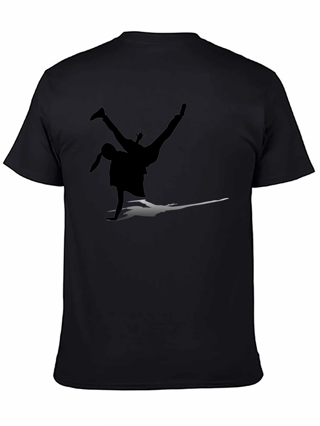 Breakdance Silhouette Black T-Shirt product image 4