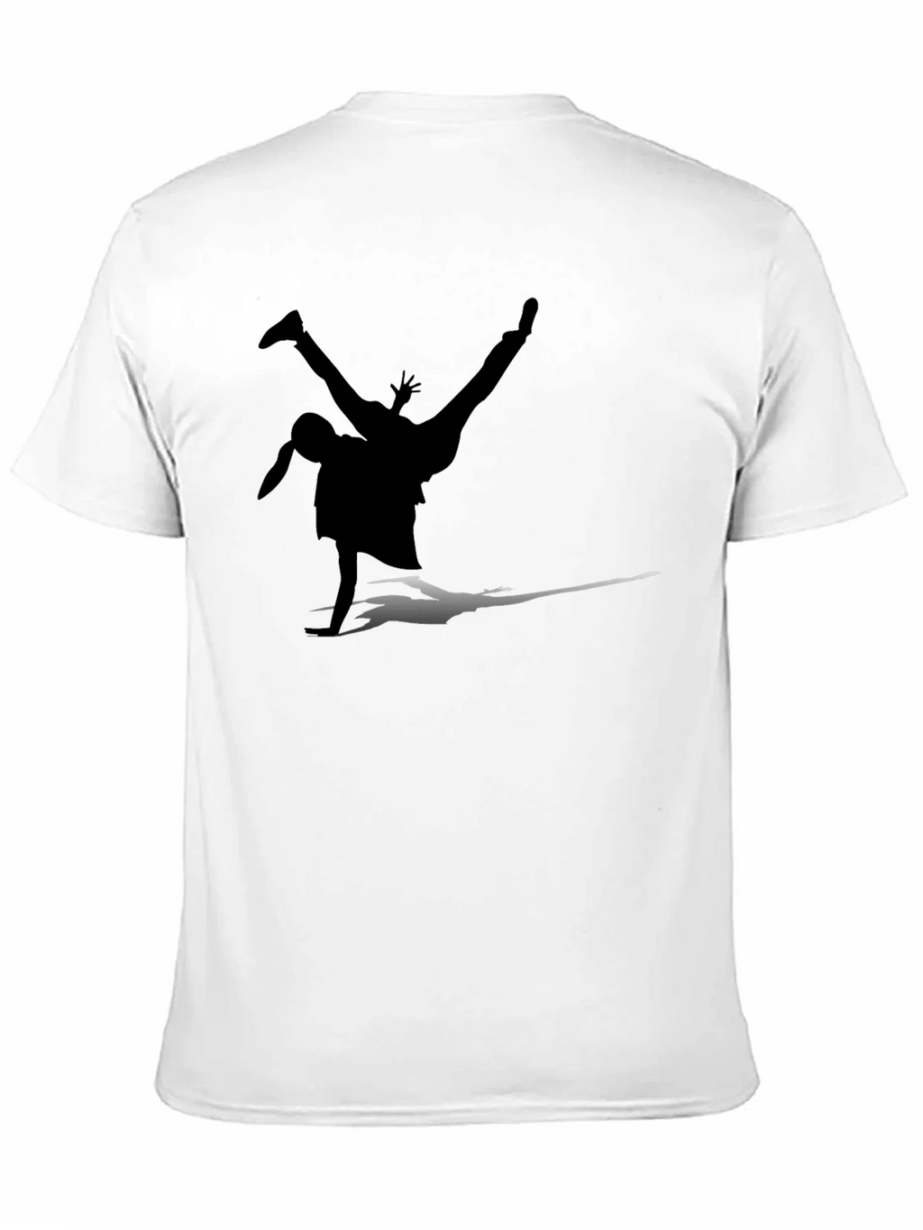 Breakdance Silhouette Black T-Shirt product image 10