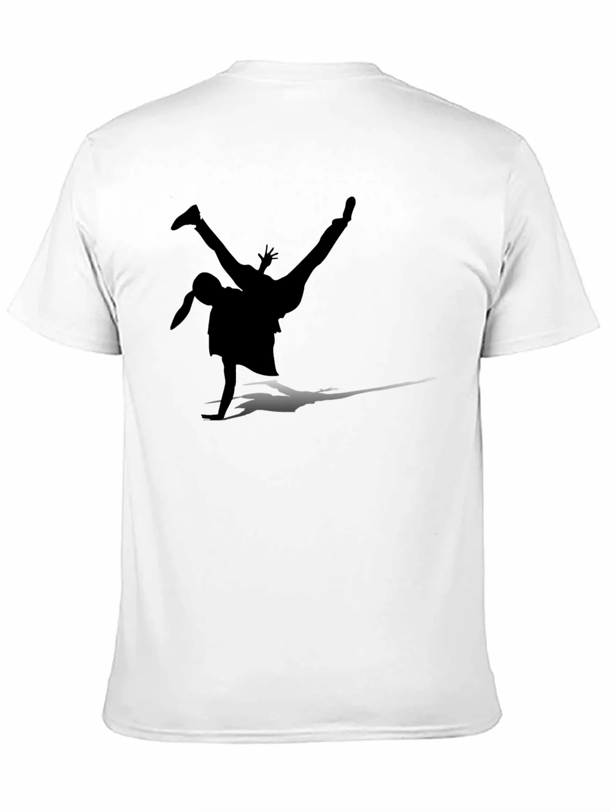 Breakdance Silhouette Black T-Shirt product image 10