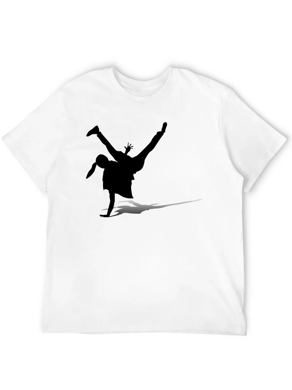 Breakdance Silhouette Black T-Shirt product image 11