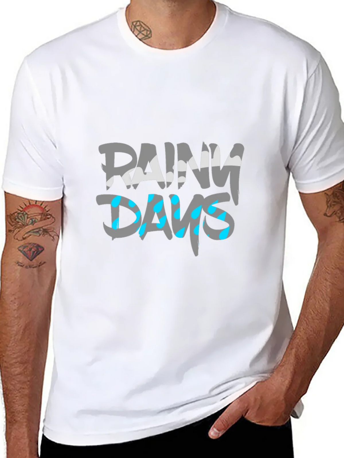 Rainy Days Graphic T-Shirt - Stylish Casual Wear product image 7
