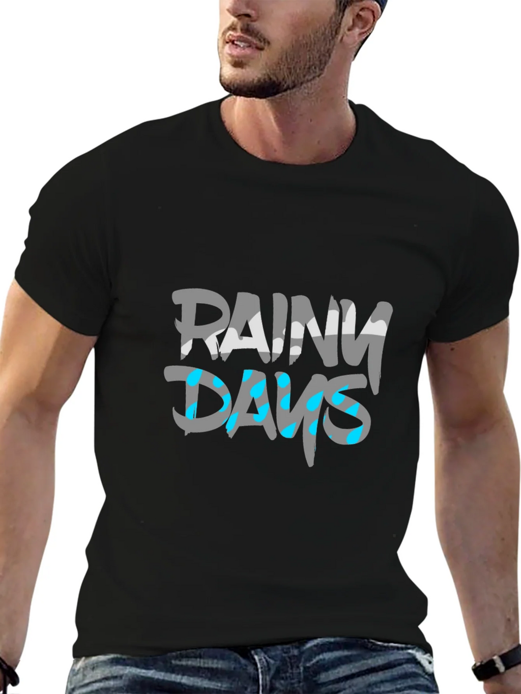 Rainy Days Graphic T-Shirt - Stylish Casual Wear product image 6