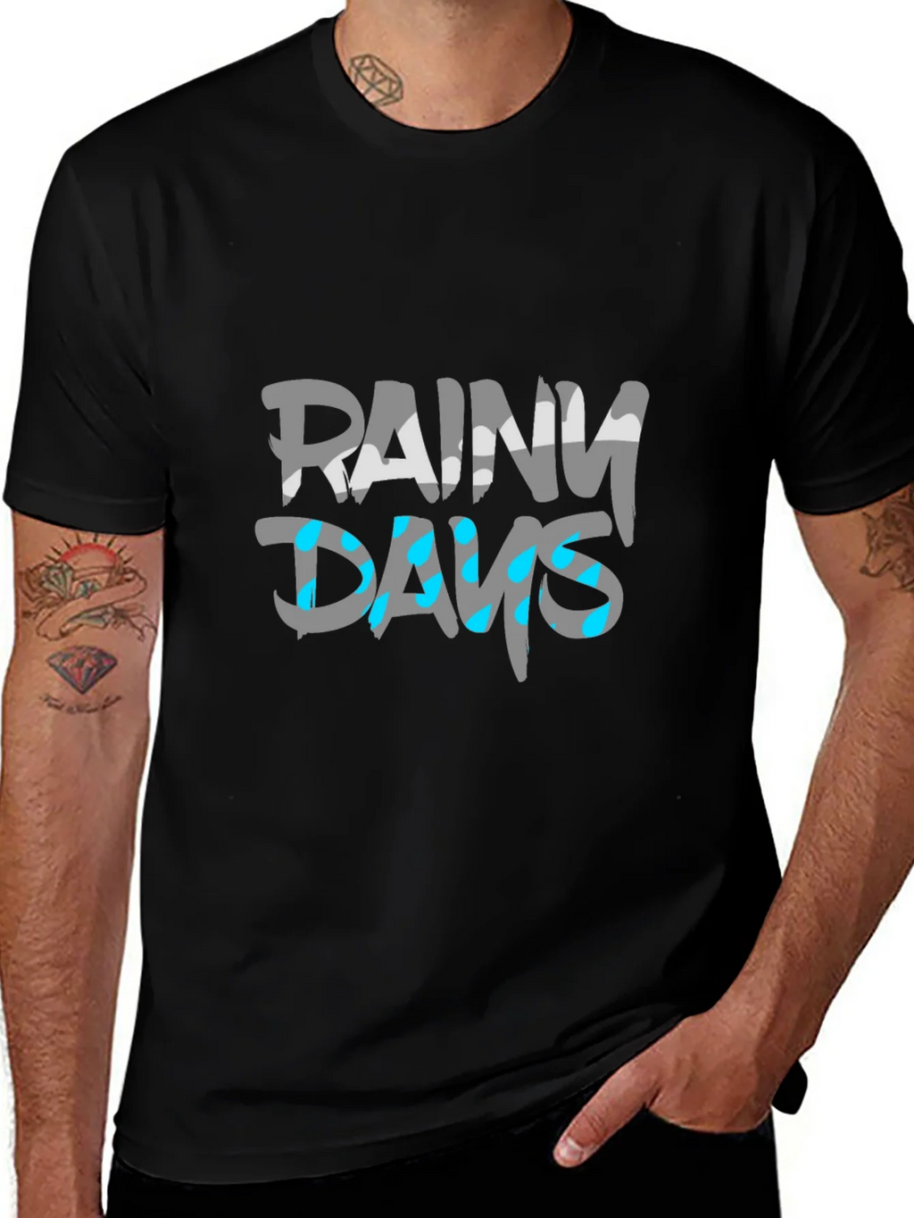 Rainy Days Graphic T-Shirt - Stylish Casual Wear product image 1