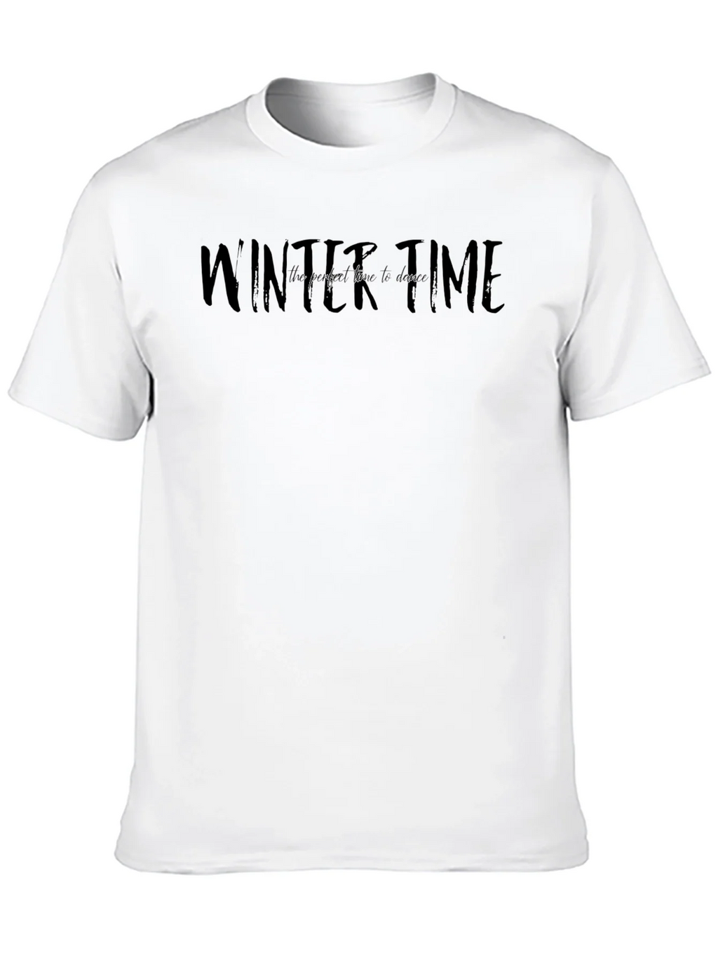 Winter Time Graphic Black T-Shirt product image 3