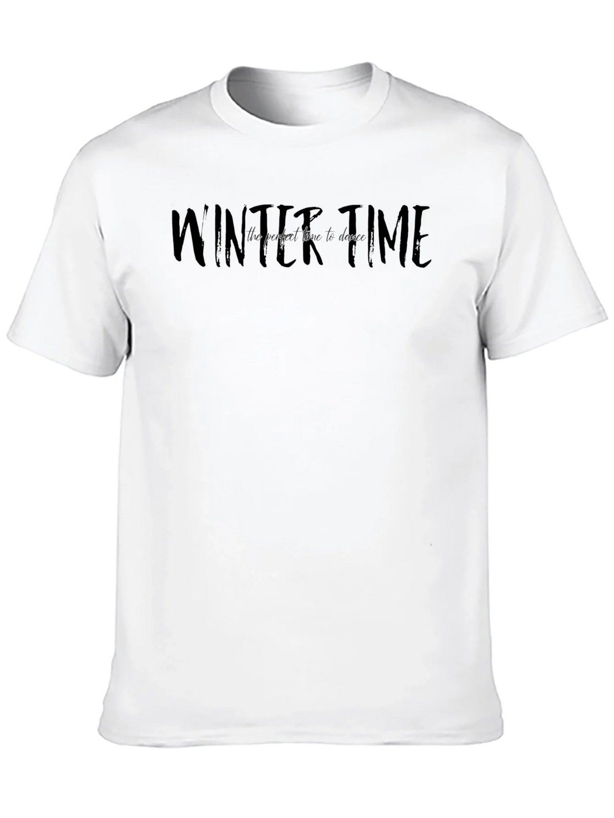 Winter Time Graphic Black T-Shirt product image 3