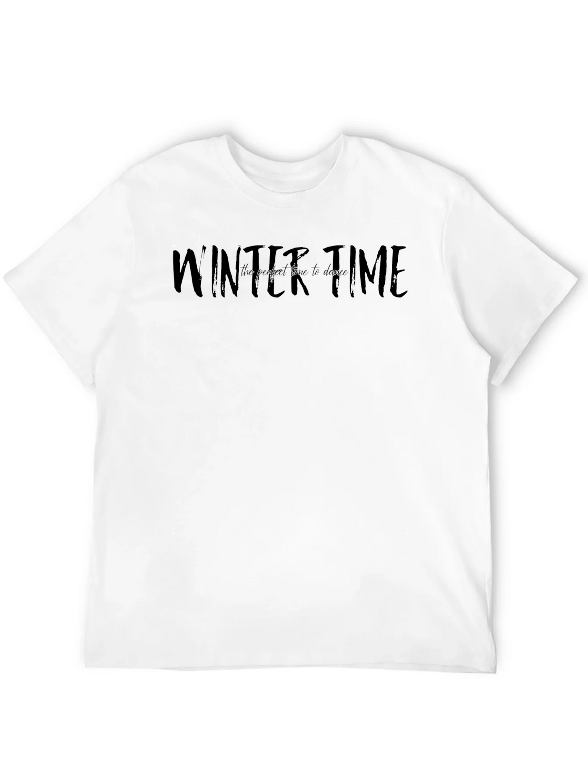 Winter Time Graphic Black T-Shirt product image 4