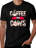 Coffee Then Cows Graphic Tee product image 1