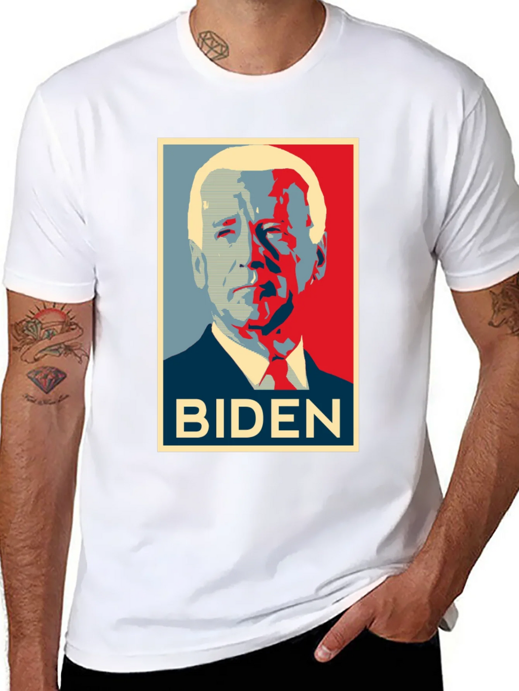 Biden Portrait Graphic Print T-Shirt product image 4