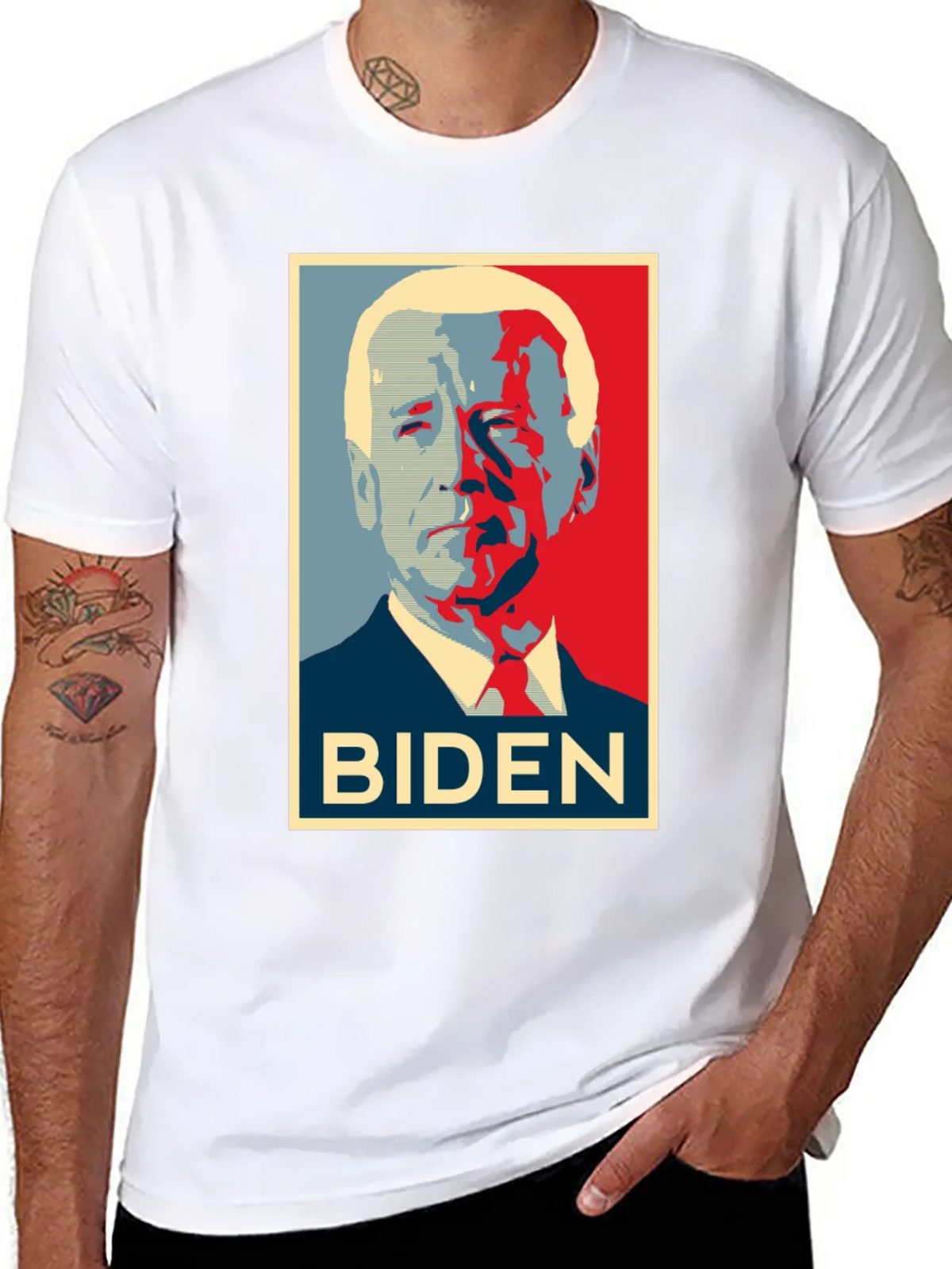 Biden Portrait Graphic Print T-Shirt product image 4