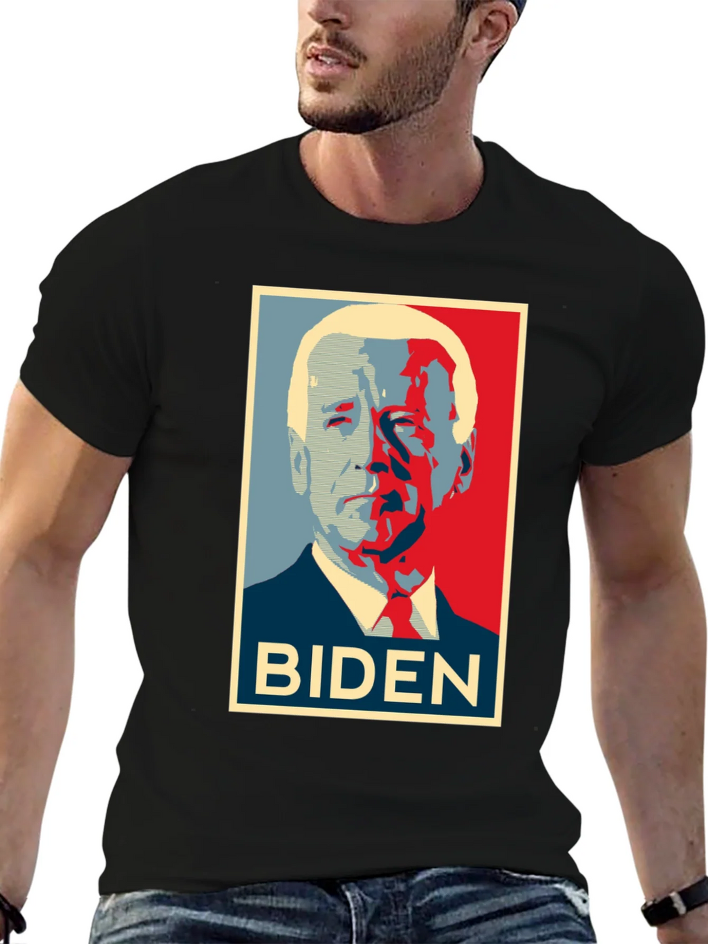 Biden Portrait Graphic Print T-Shirt product image 3