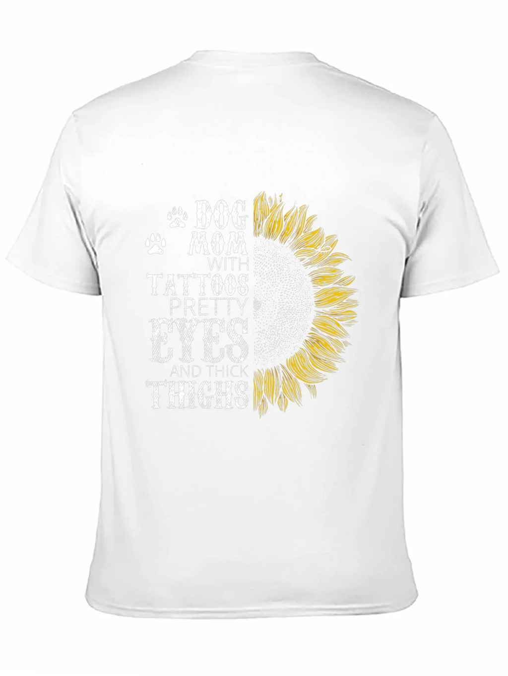 Dog Mom Tattoo Sunflower Graphic T-Shirt product image 10