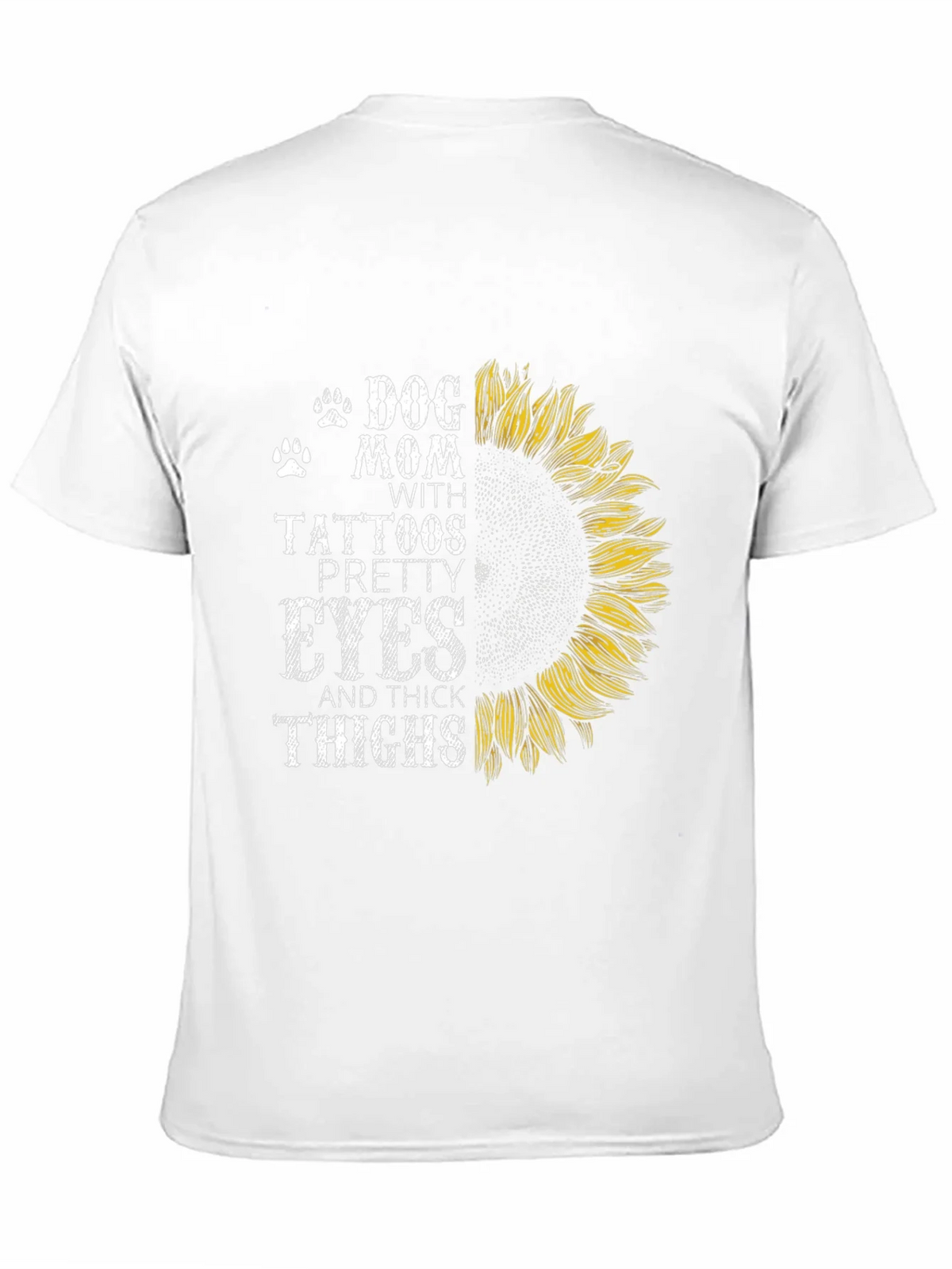 Dog Mom Tattoo Sunflower Graphic T-Shirt product image 10