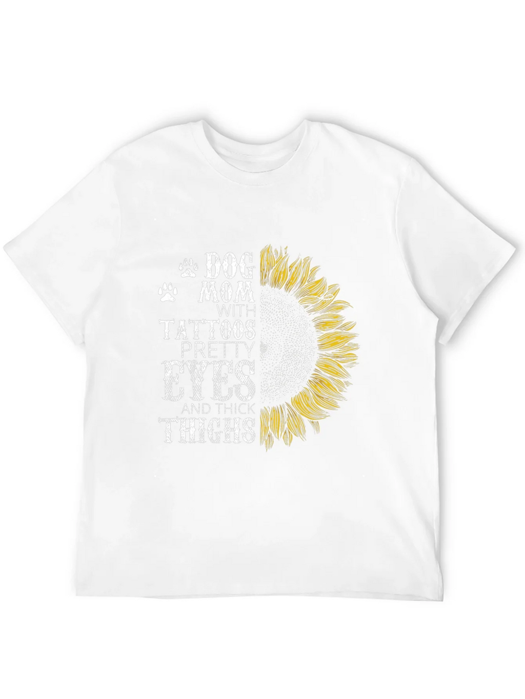 Dog Mom Tattoo Sunflower Graphic T-Shirt product image 11