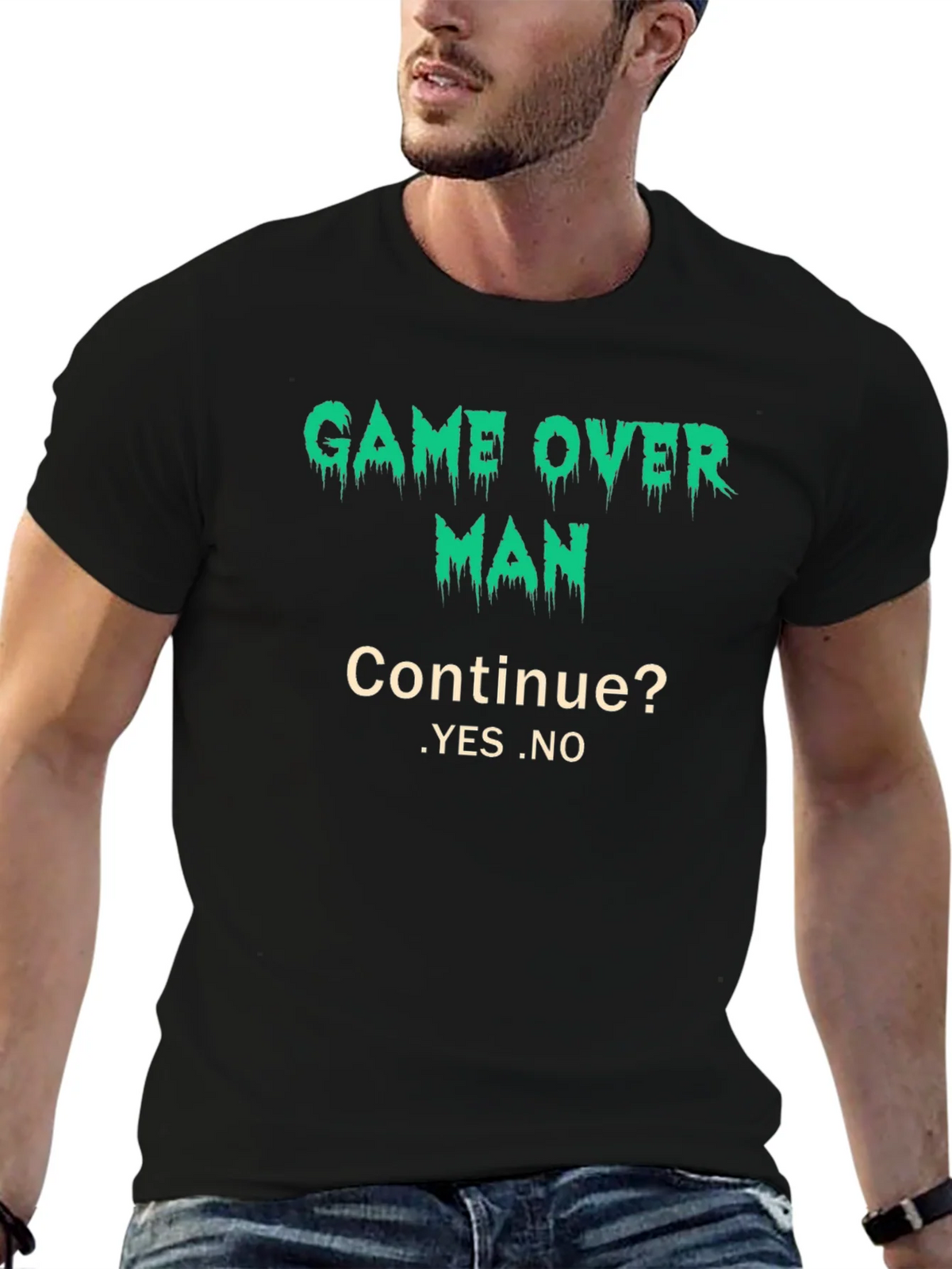 Game Over Man T-Shirt - Gamer Style Tee product image 6