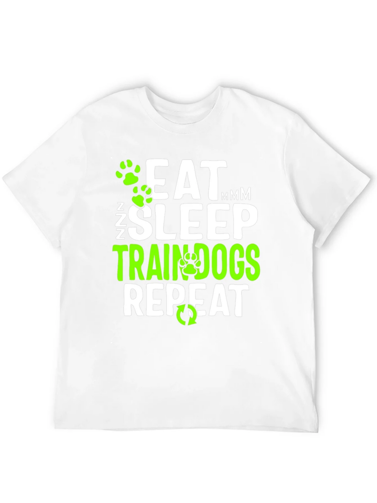 Eat Sleep Train Dogs Repeat Graphic T-Shirt product image 10