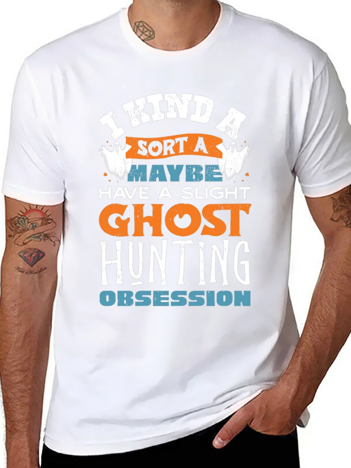 Ghost Hunting Obsession T-Shirt product image 7