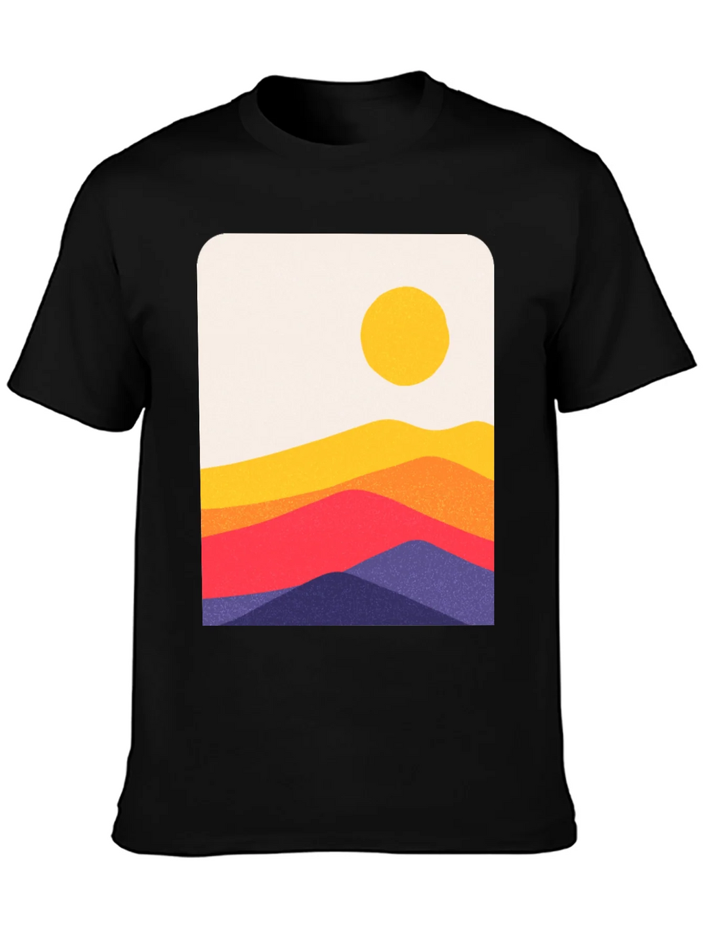 Sunset Hills Graphic T-Shirt - Black product image 2