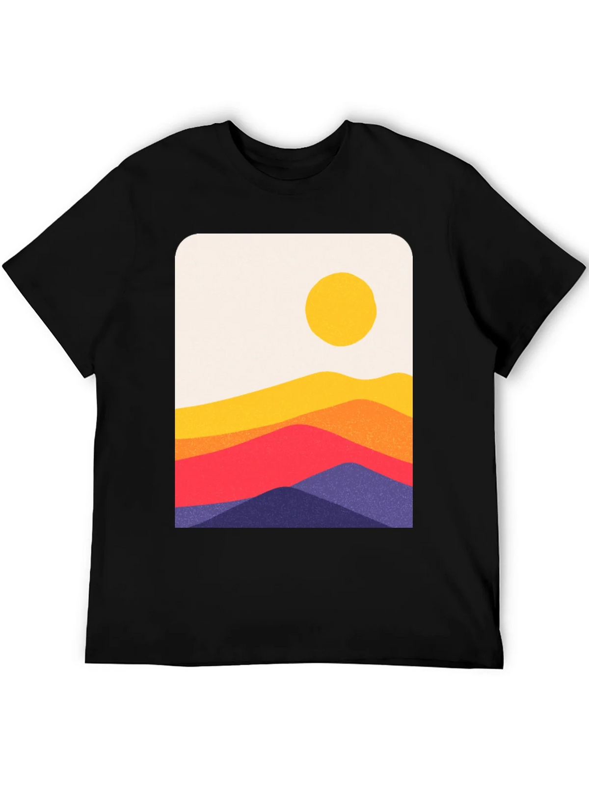 Sunset Hills Graphic T-Shirt - Black product image 3