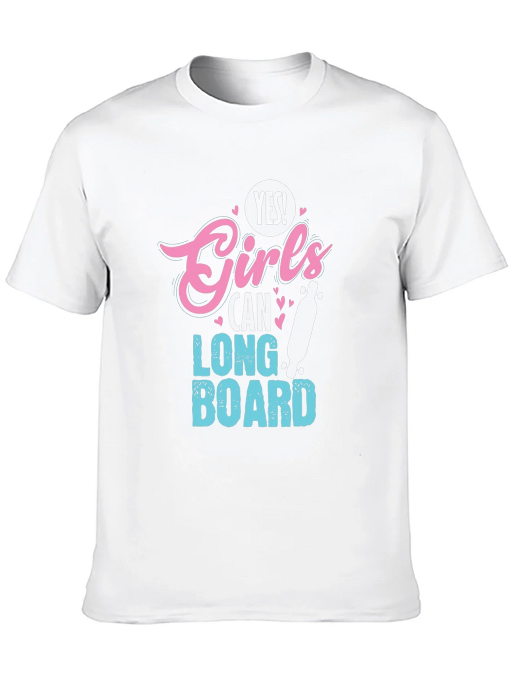 Yes Girls Can Longboard T-Shirt product image 9