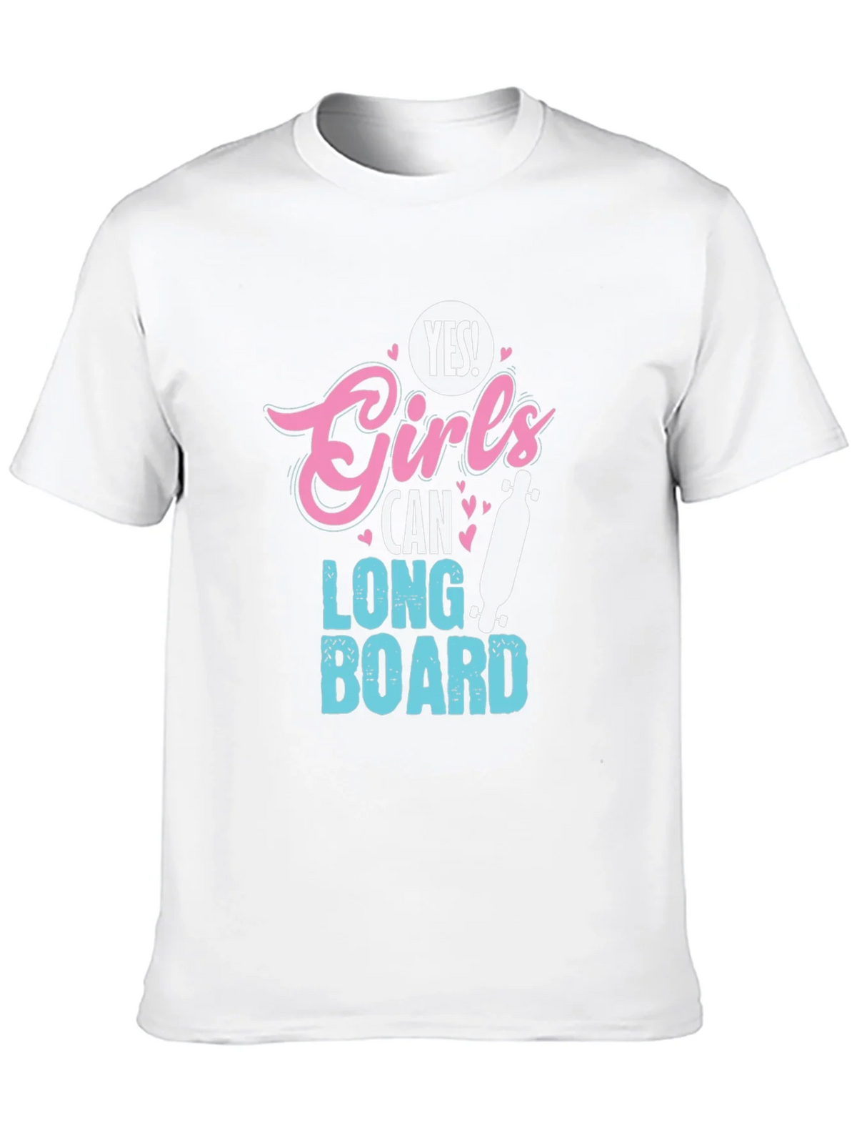 Yes Girls Can Longboard T-Shirt product image 9