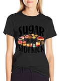 Sugar Is My Sidekick T-Shirt - Sweet Tooth Tee product image 1
