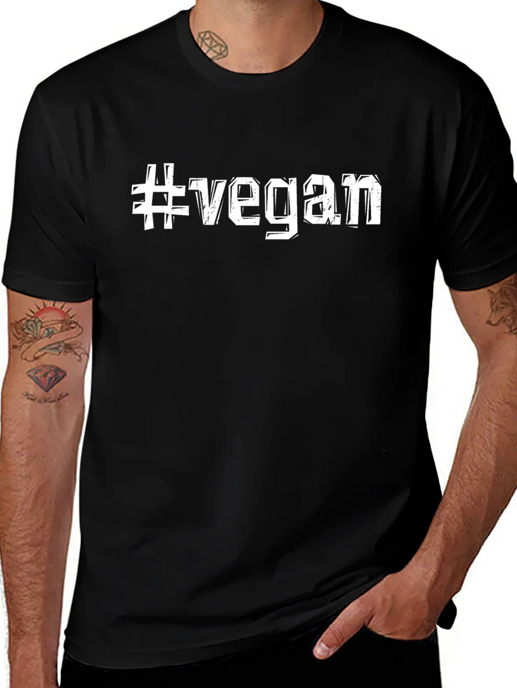 #Vegan Graphic Tee - Stylish Pride Shirt product image 1