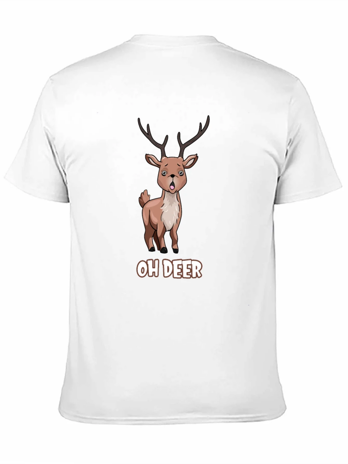 Oh Deer Funny Cartoon Graphic T-Shirt product image 10