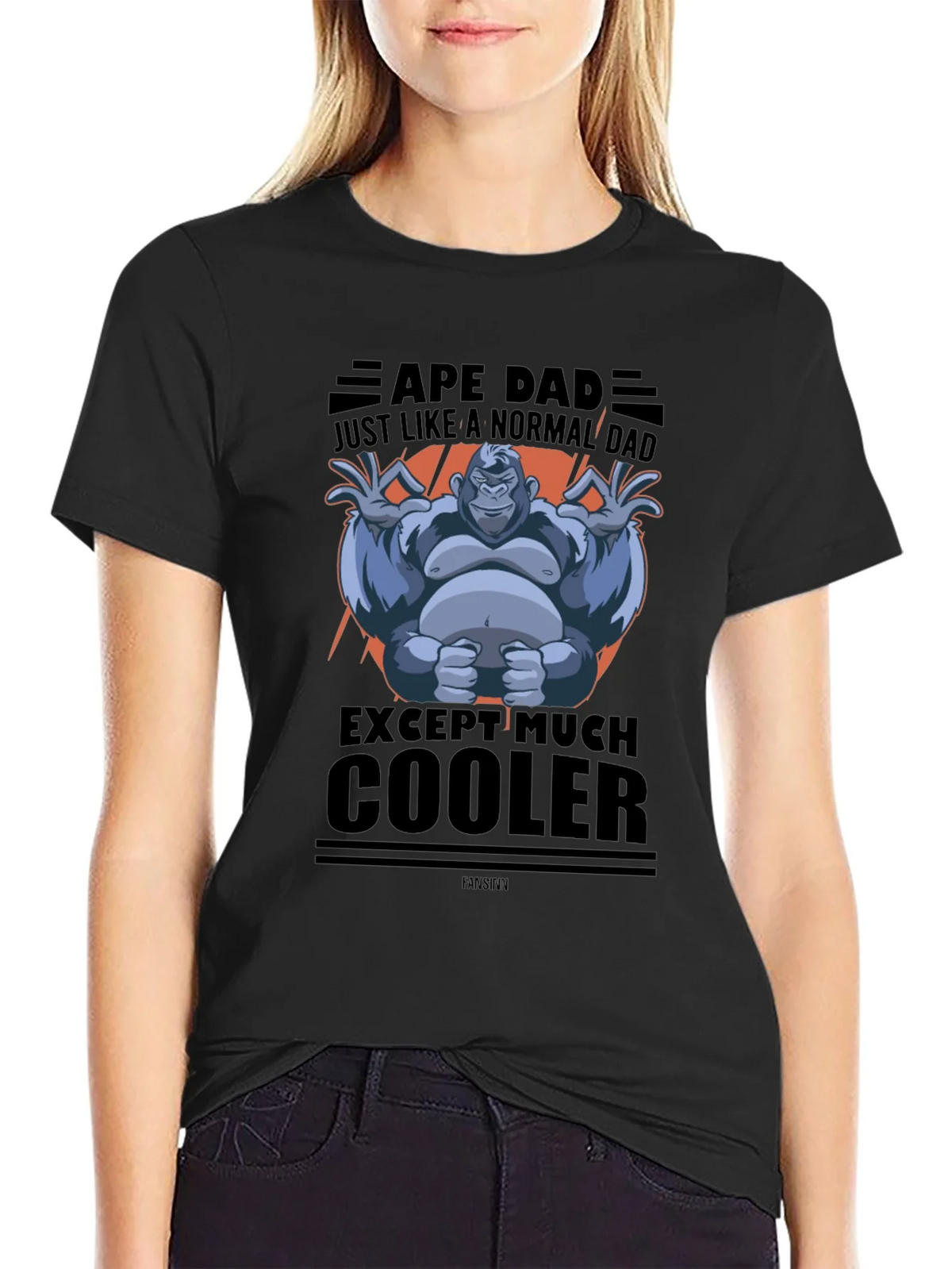 Ape Dad Graphic T-Shirt - Cool Fathers Day Gift product image 2