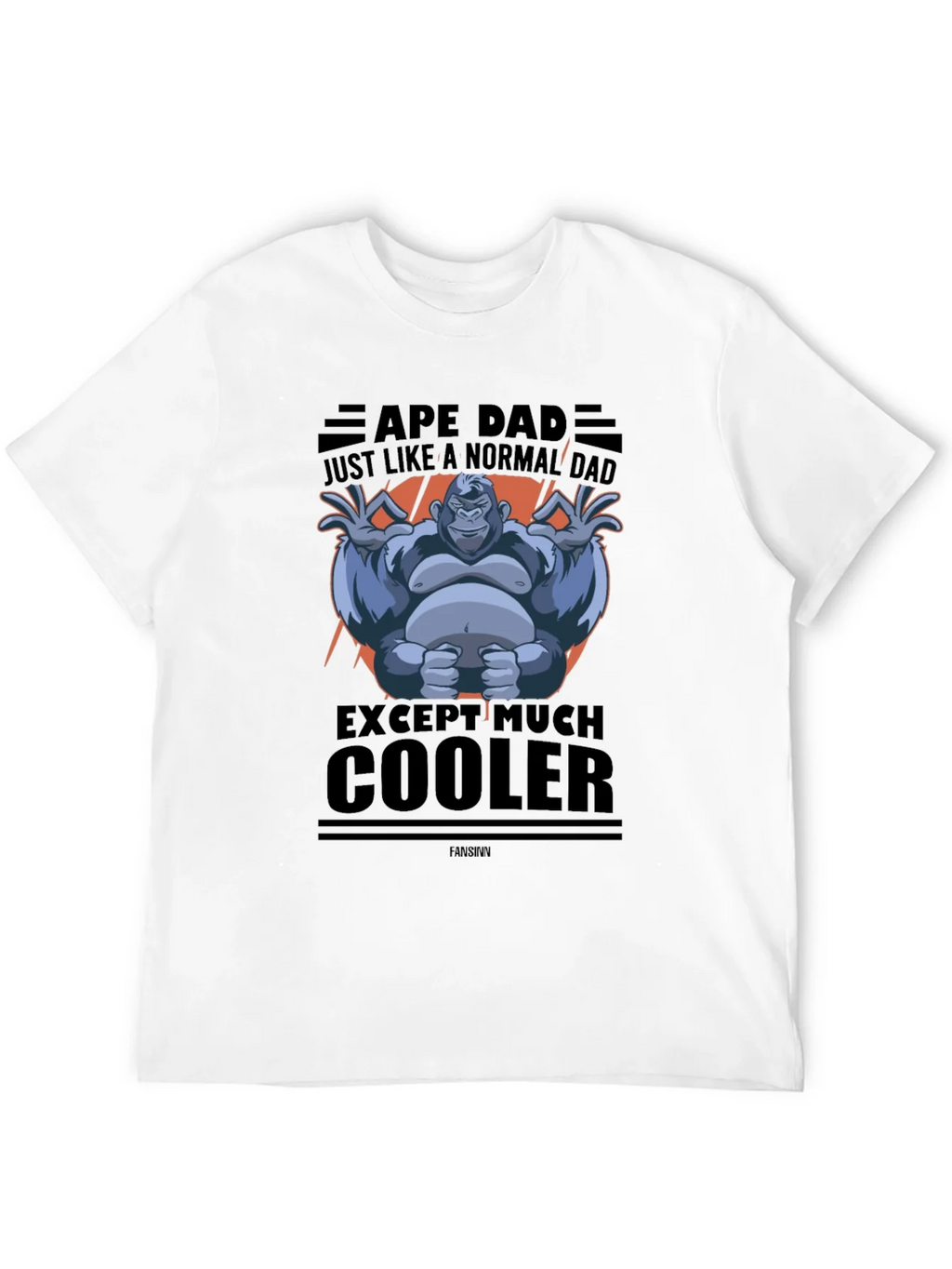 Ape Dad Graphic T-Shirt - Cool Fathers Day Gift product image 10