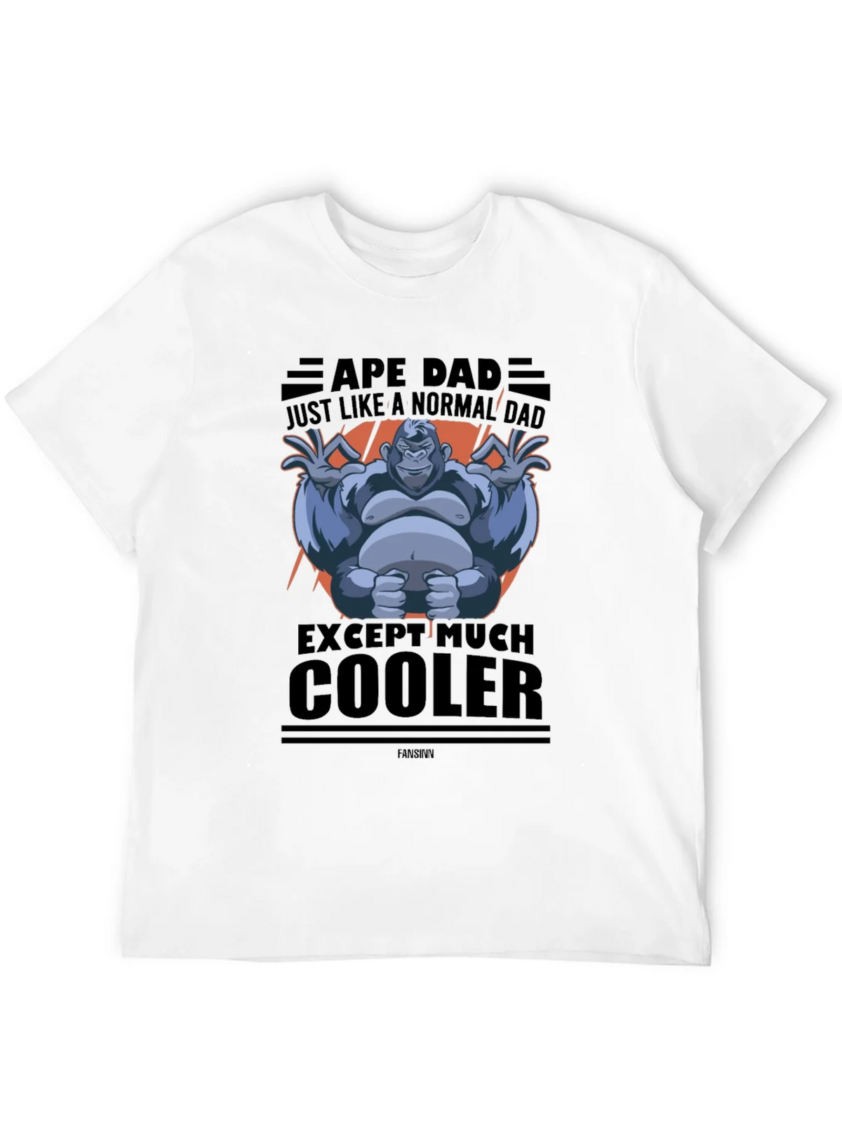 Ape Dad Graphic T-Shirt - Cool Fathers Day Gift product image 10