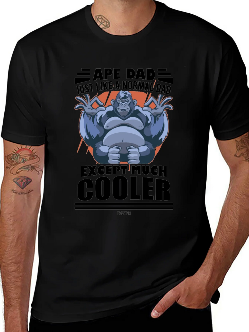 Ape Dad Graphic T-Shirt - Cool Fathers Day Gift product image 1