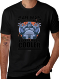 Ape Dad Graphic T-Shirt - Cool Fathers Day Gift product image 1