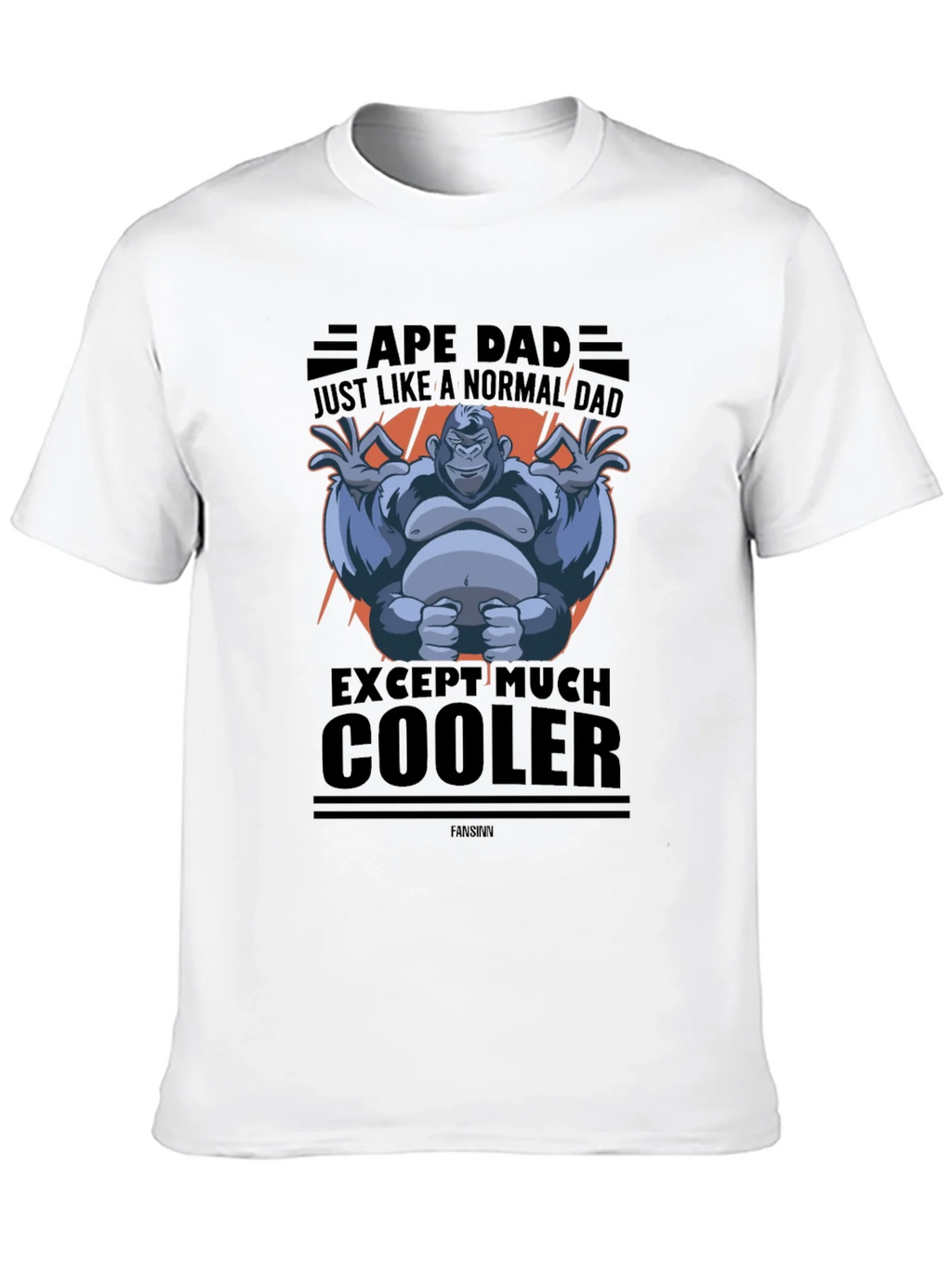Ape Dad Graphic T-Shirt - Cool Fathers Day Gift product image 8