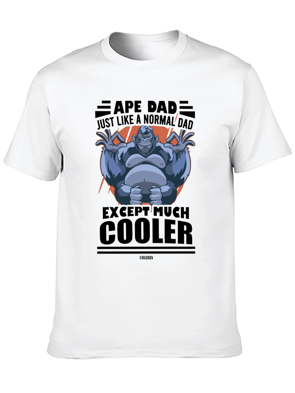 Ape Dad Graphic T-Shirt - Cool Fathers Day Gift product image 8