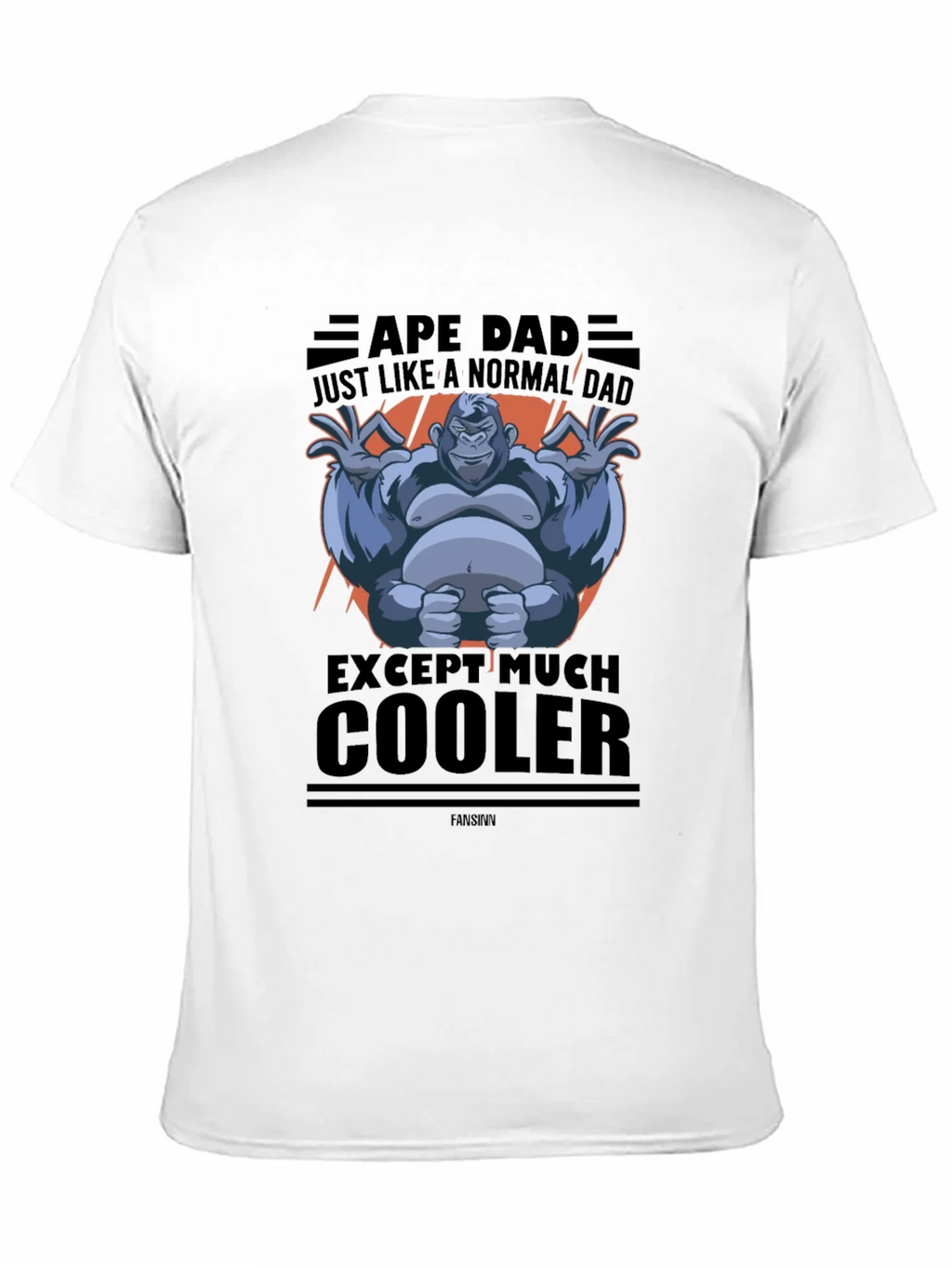 Ape Dad Graphic T-Shirt - Cool Fathers Day Gift product image 9