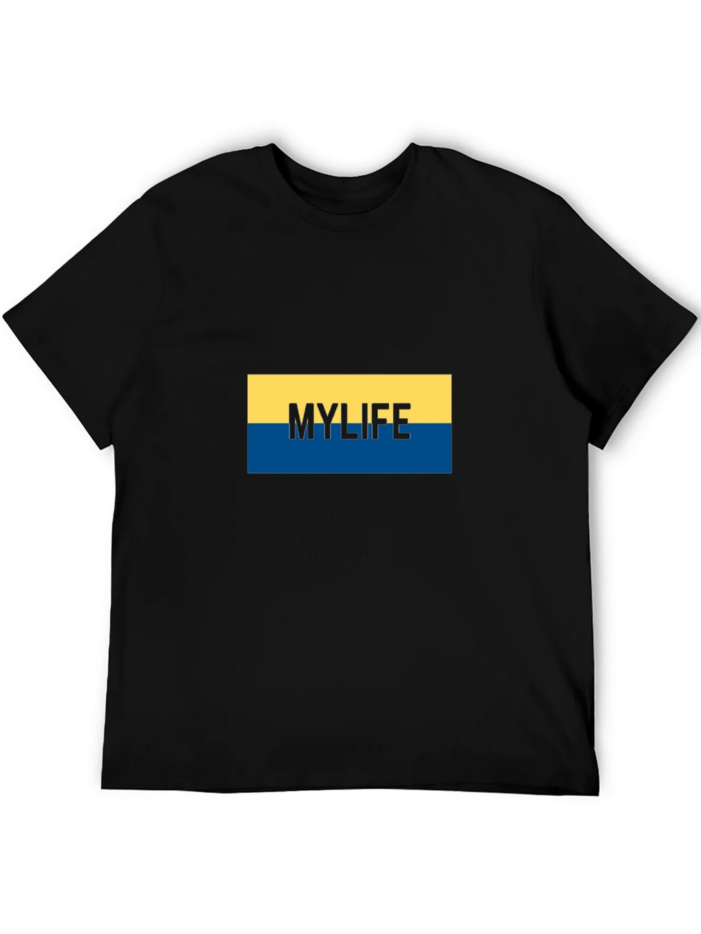 My Life Graphic Tee - Stylish Black Cotton Blend T-Shirt product image 5