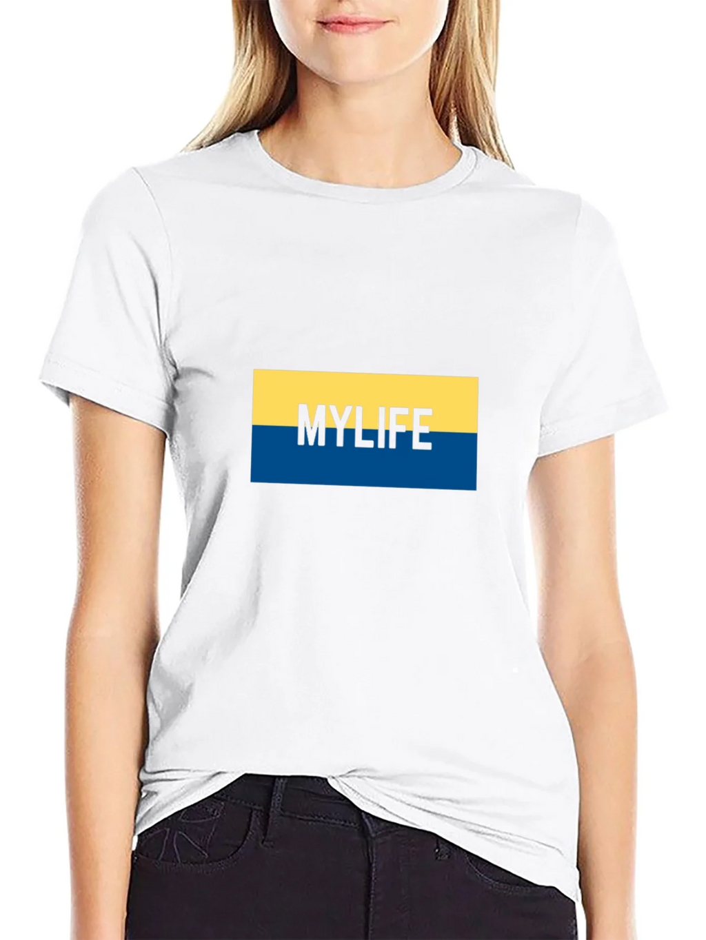 My Life Graphic Tee - Stylish Black Cotton Blend T-Shirt product image 8