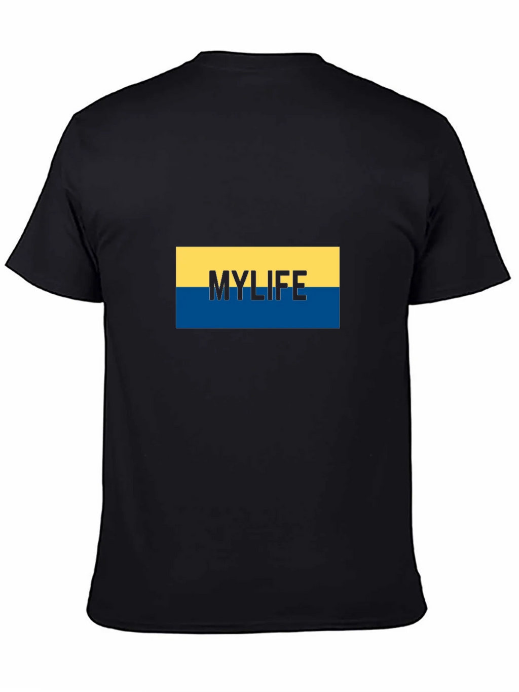 My Life Graphic Tee - Stylish Black Cotton Blend T-Shirt product image 4