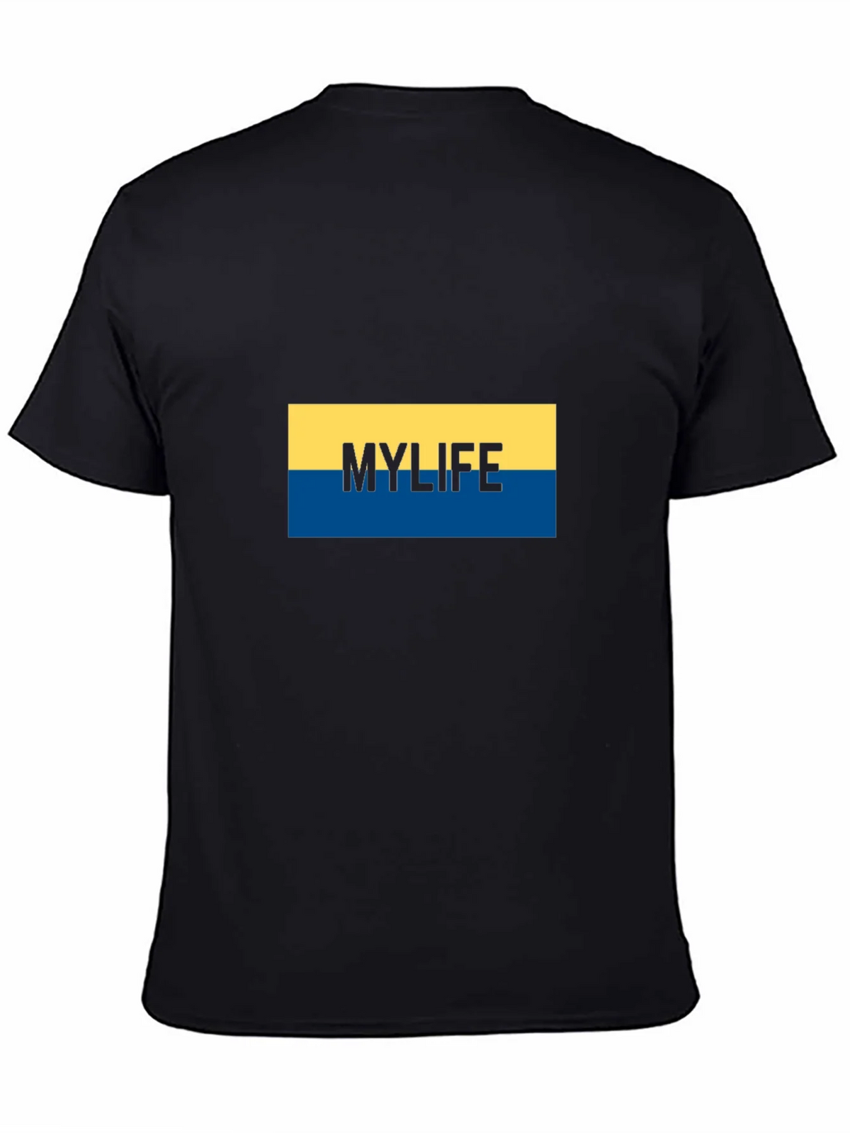My Life Graphic Tee - Stylish Black Cotton Blend T-Shirt product image 4