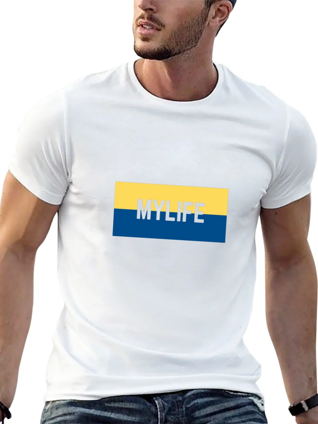 My Life Graphic Tee - Stylish Black Cotton Blend T-Shirt product image 12