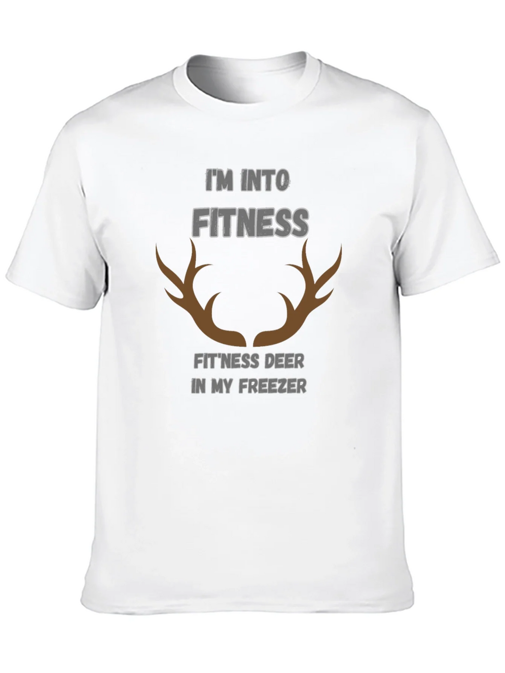 Fitness Deer Funny Graphic T-Shirt product image 9