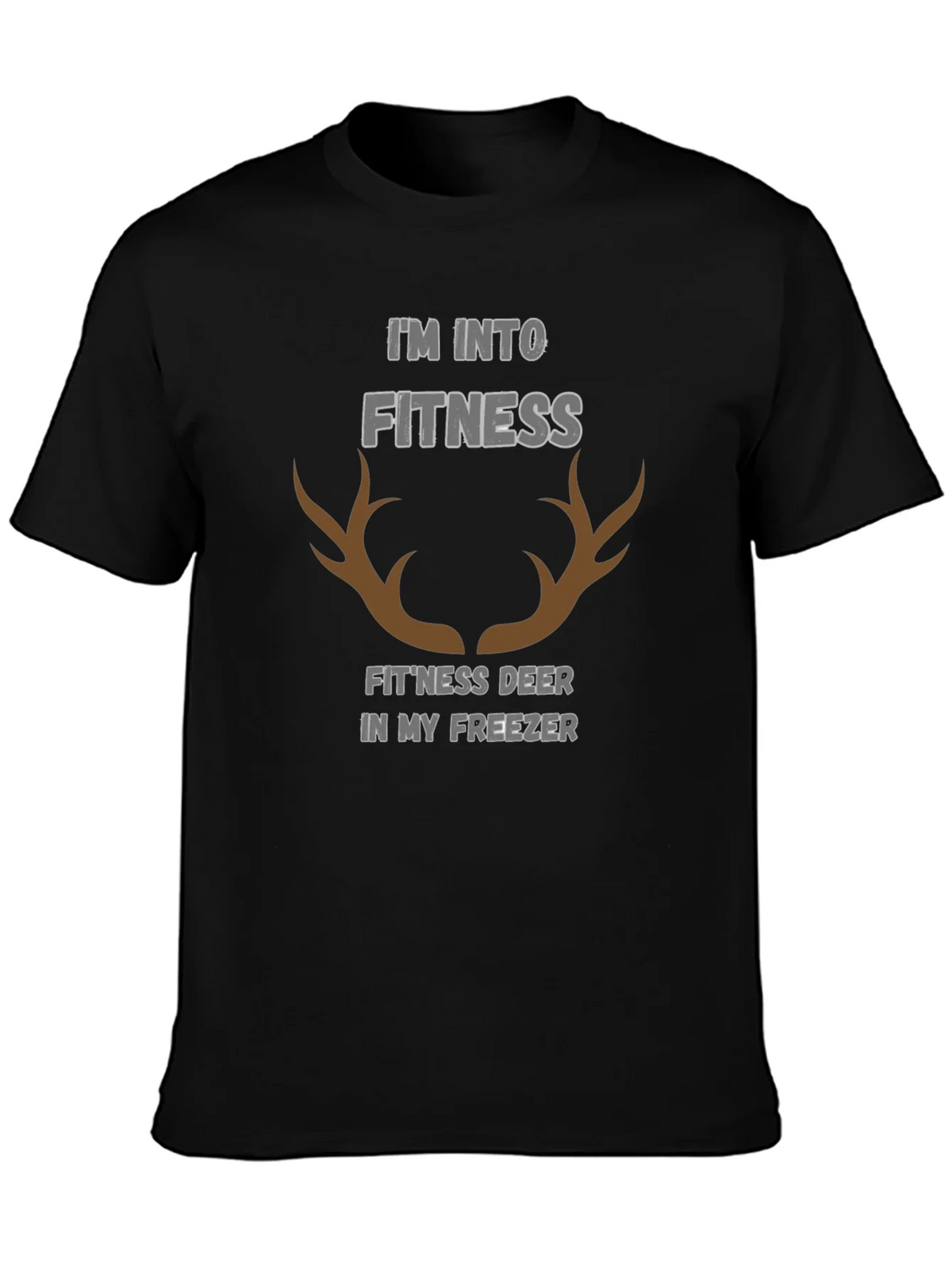 Fitness Deer Funny Graphic T-Shirt product image 3