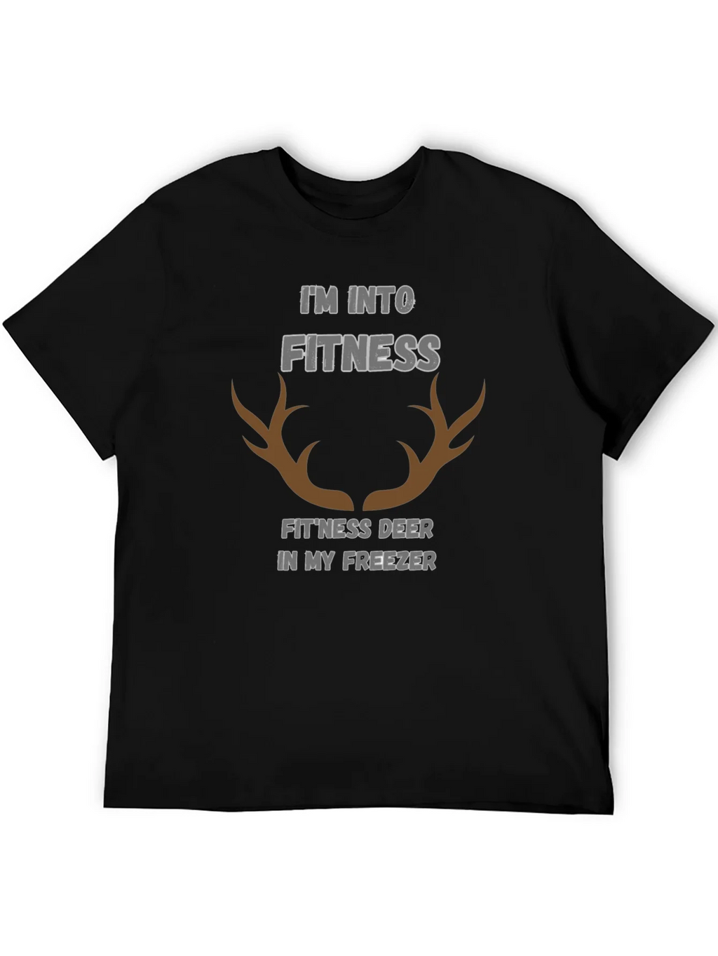 Fitness Deer Funny Graphic T-Shirt product image 5