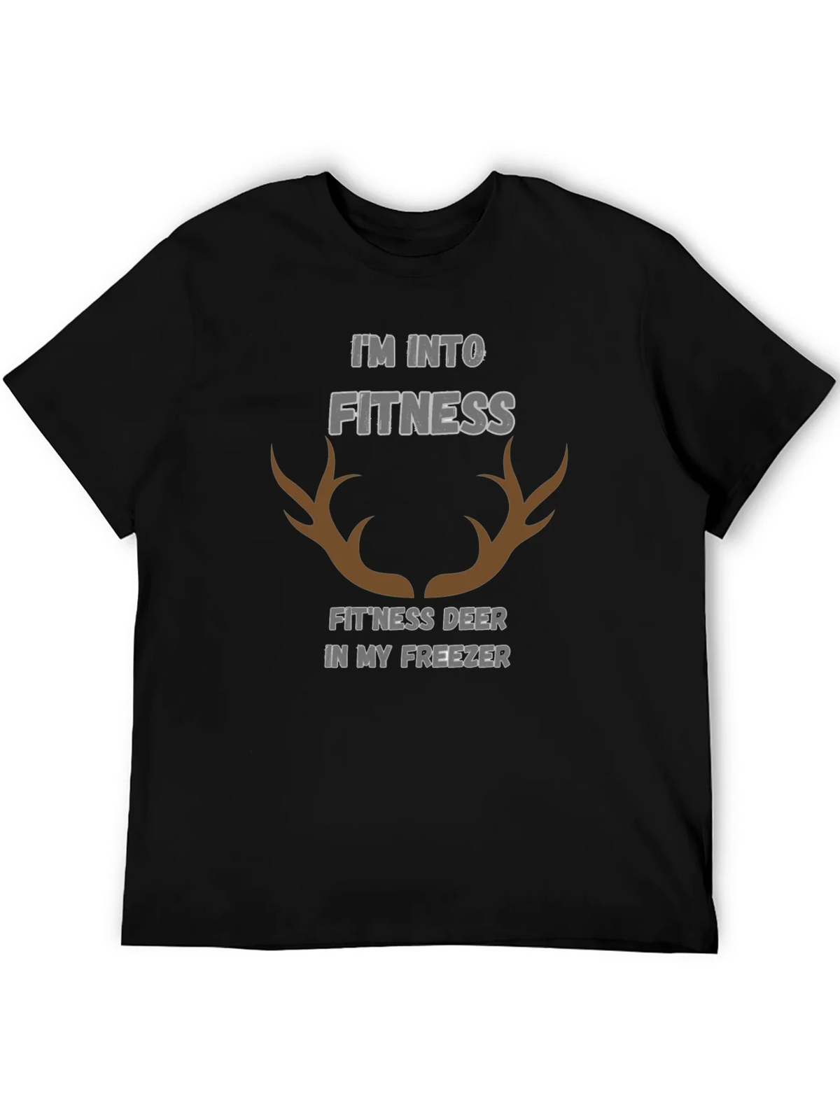 Fitness Deer Funny Graphic T-Shirt product image 5
