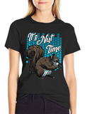 Its Nut Time Squirrel Graphic T-Shirt product image 1