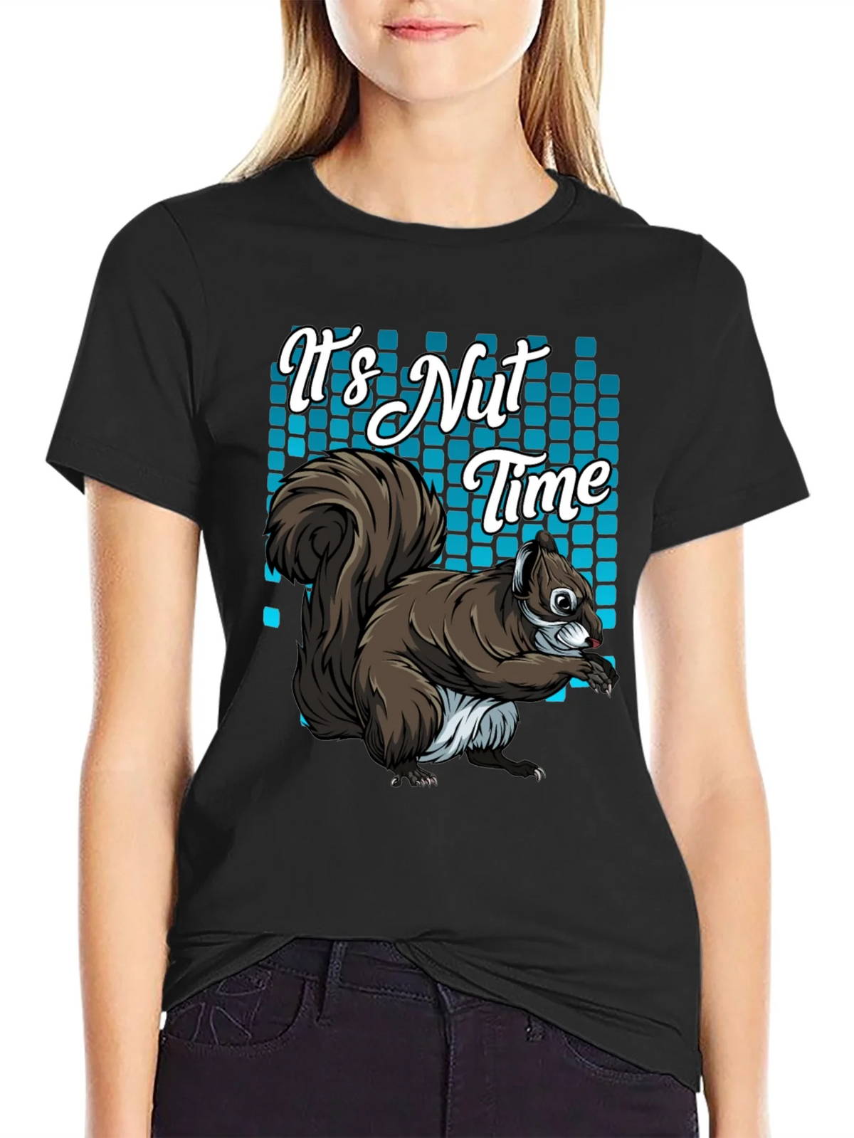 Its Nut Time Squirrel Graphic T-Shirt product image 1