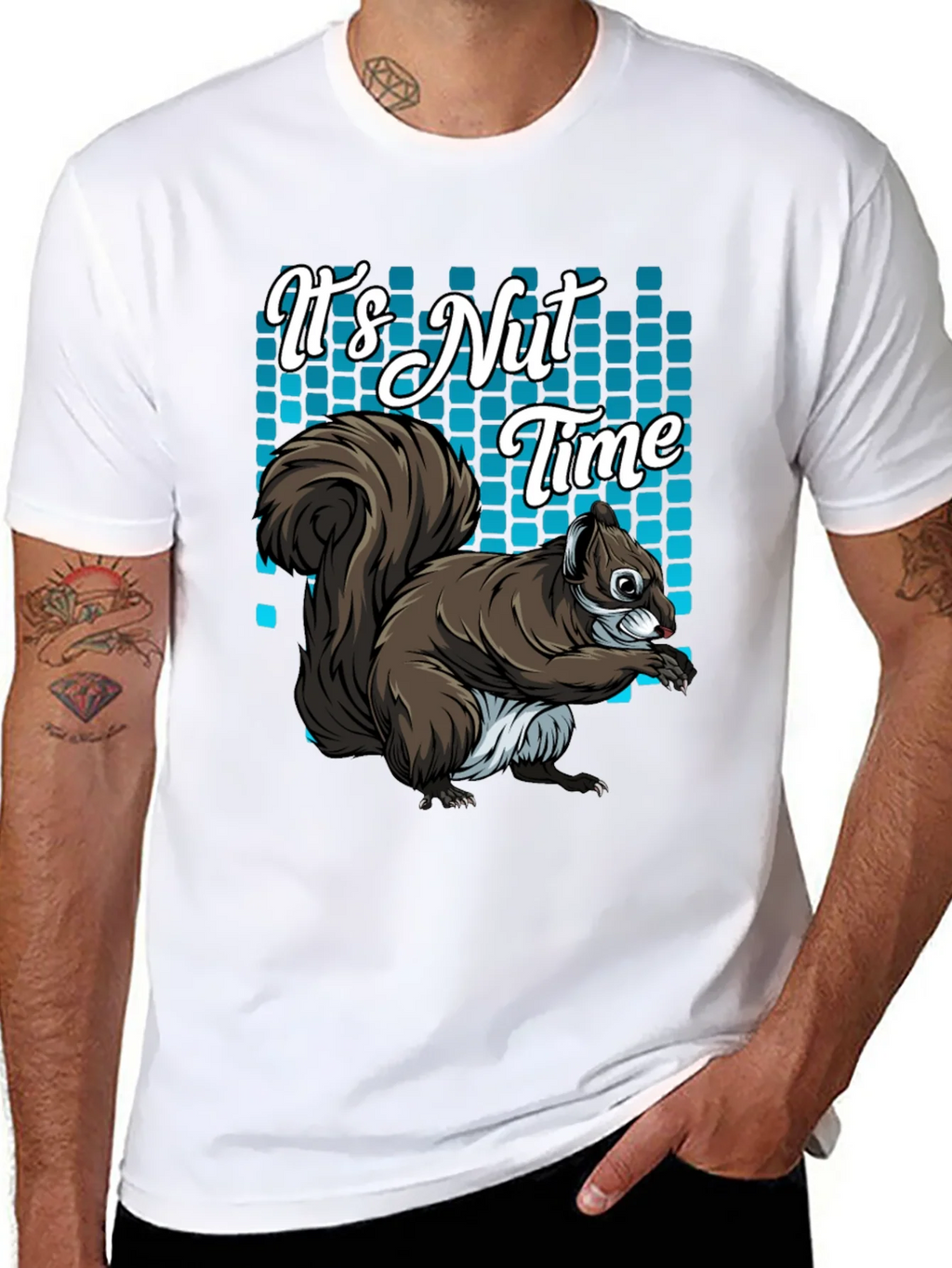 Its Nut Time Squirrel Graphic T-Shirt product image 3
