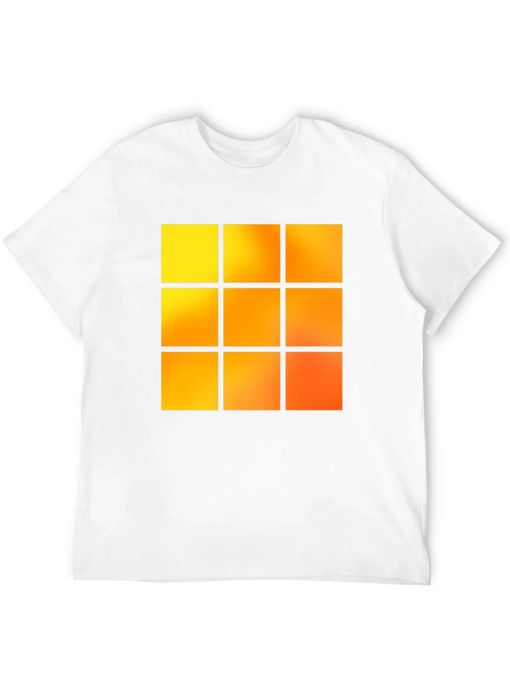 Geometric 9-Square Block Graphic Tee - Black product image 11