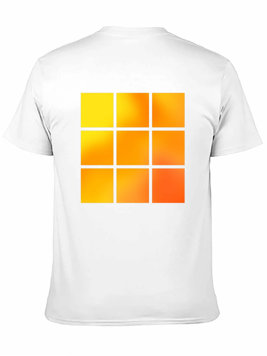 Geometric 9-Square Block Graphic Tee - Black product image 10