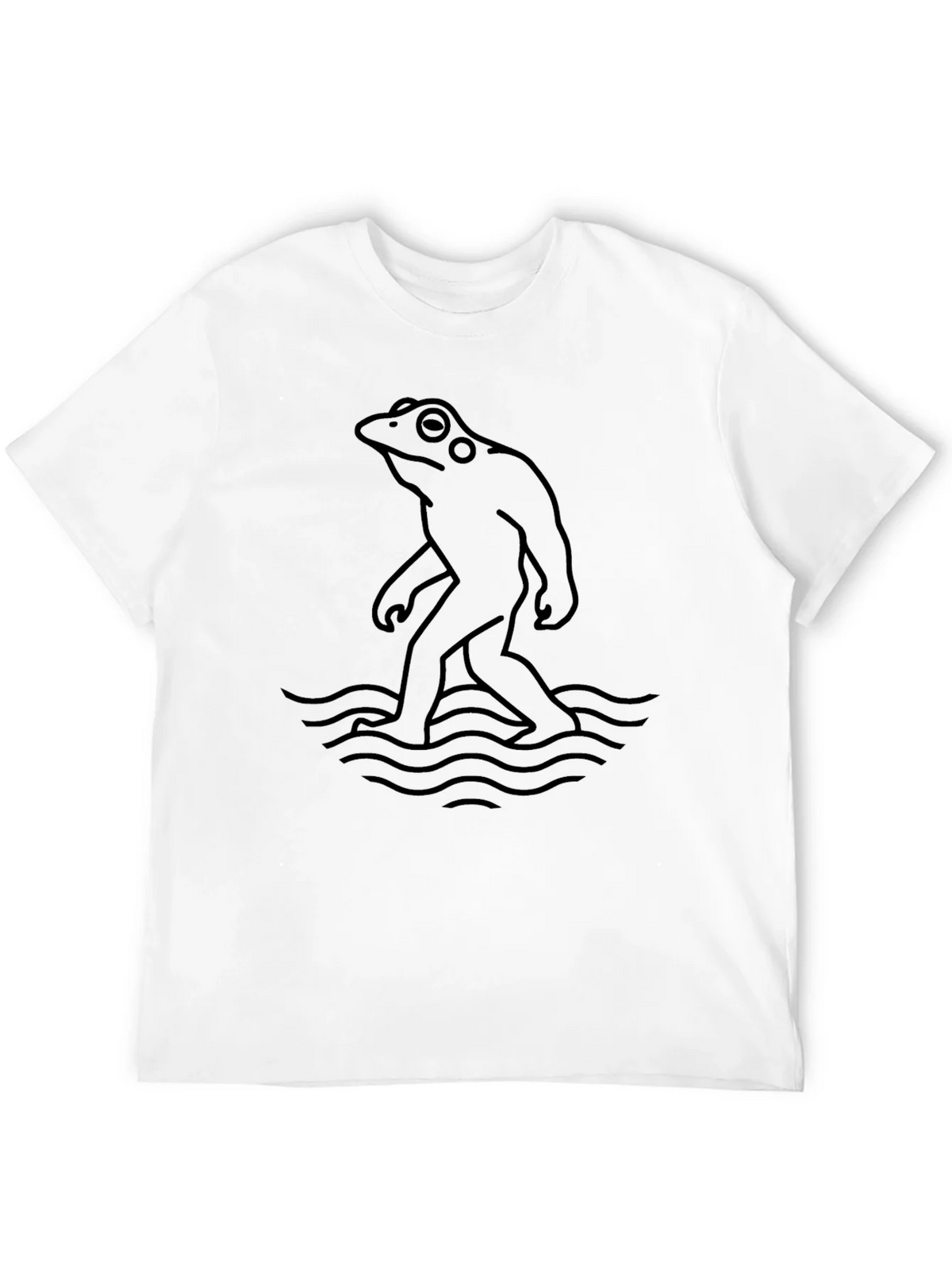 Frogfoot Black T-Shirt - Quirky Graphic Tee product image 11